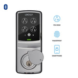 LOCKLY PGD728F Secure Plus 智能電子門鎖 (緞面鎳色) (包標準安裝)-hong-kong