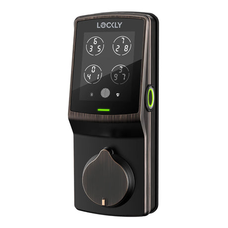 LOCKLY PGD728F Secure Plus 智能電子門鎖 (威尼斯古銅色) (包標準安裝)-hong-kong