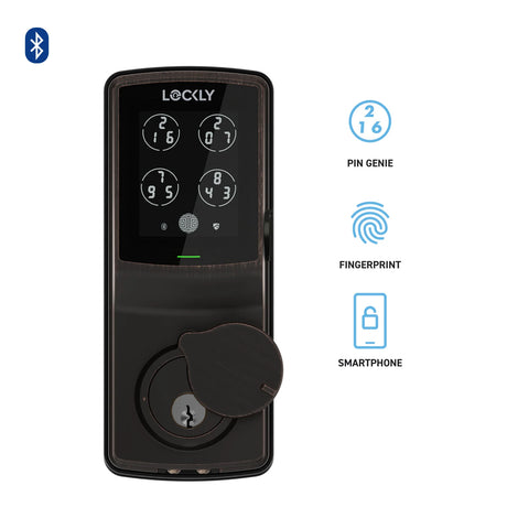 LOCKLY PGD728F Secure Plus 智能電子門鎖 (威尼斯古銅色) (包標準安裝)-hong-kong
