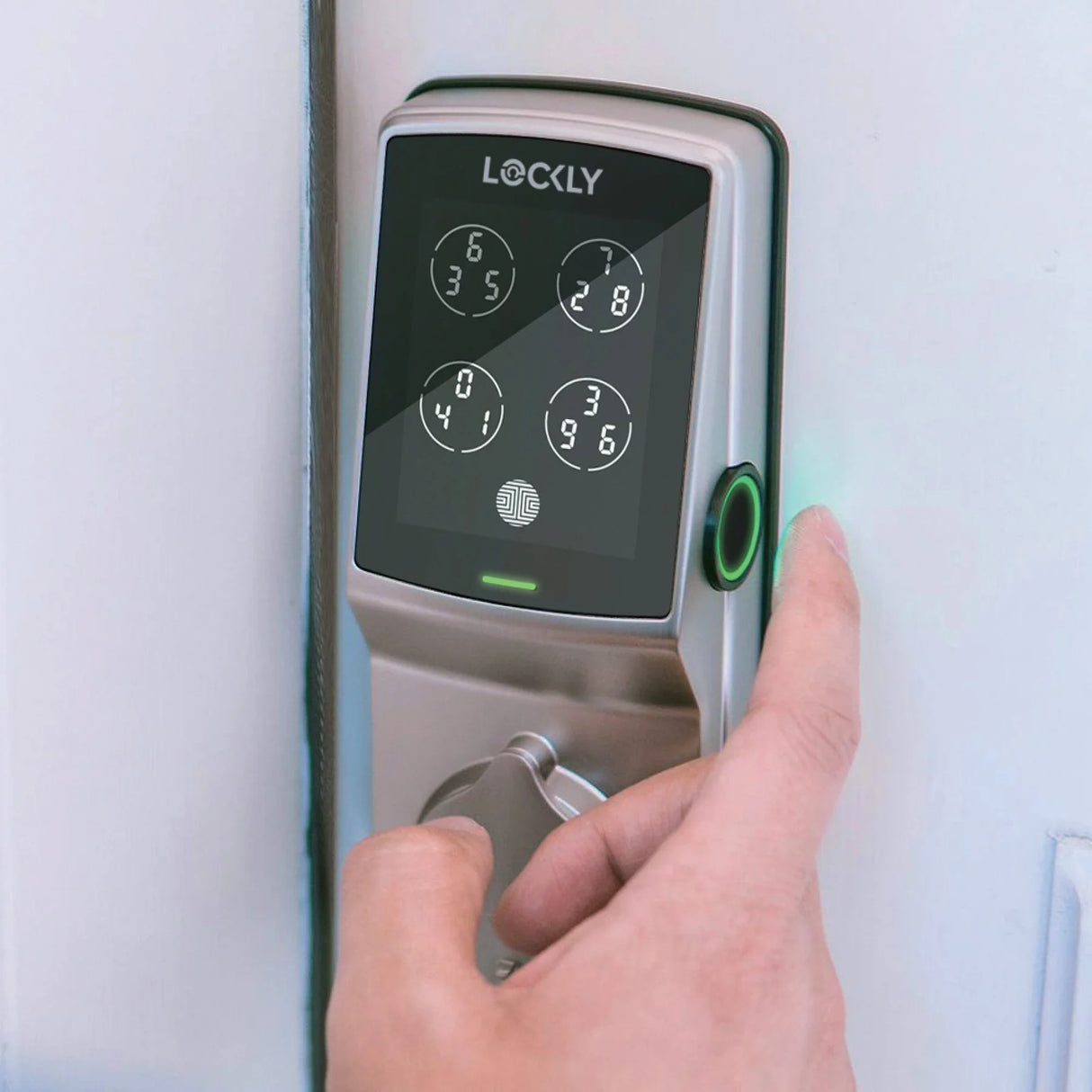 LOCKLY PGD728F Secure Plus 智能電子門鎖 (緞面鎳色) (包標準安裝)-hong-kong