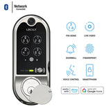 LOCKLY PGD798 Vision™ 智能電子門鎖 (緞面鎳色) (包標準安裝)-hong-kong