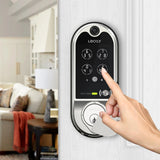 LOCKLY PGD798 Vision™ 智能電子門鎖 (緞面鎳色) (包標準安裝)-hong-kong