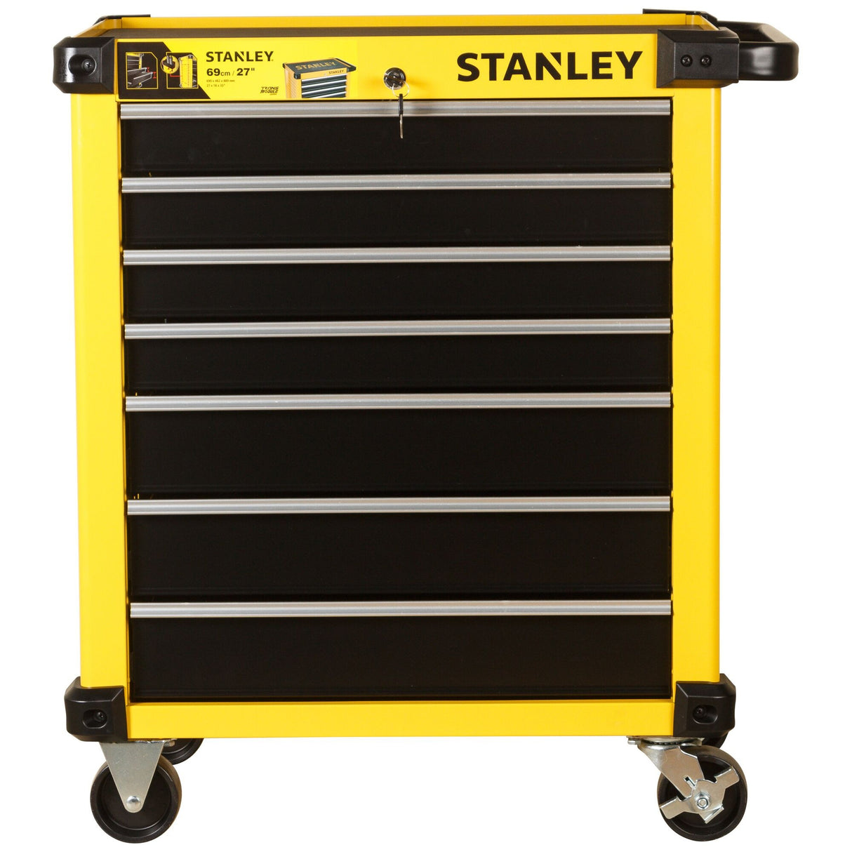 STANLEY 史丹利 STST74306-8-23 27寸 7抽屜輕型工具車-hong-kong