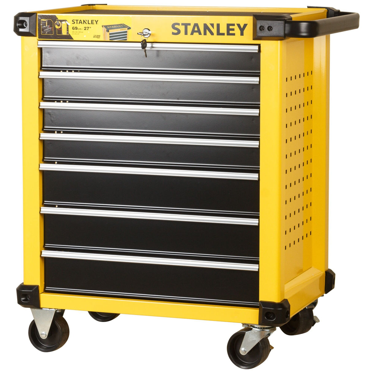 STANLEY 史丹利 STST74306-8-23 27寸 7抽屜輕型工具車-hong-kong