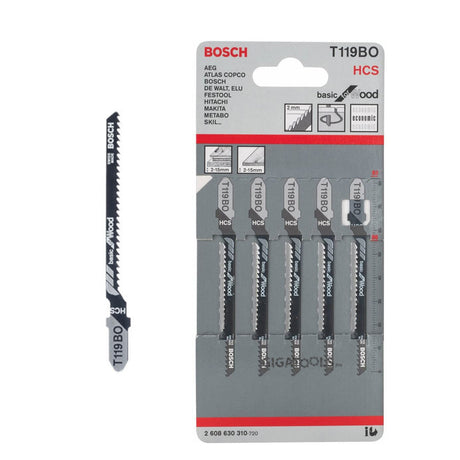 BOSCH T119BO 積梳鋸片 (5片裝) (可轉彎)-hong-kong