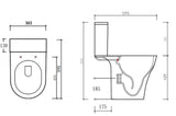 EXQ EC2612 白色自由咀座廁-hong-kong