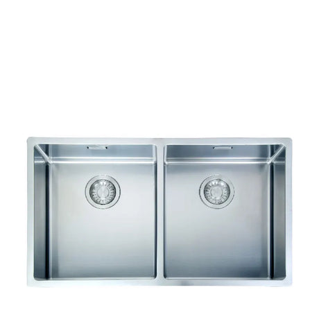FRANKE BXX 220-36-36 Box 不銹鋼 檯面/檯底 雙星盆 782x450x200mm 銀色-hong-kong