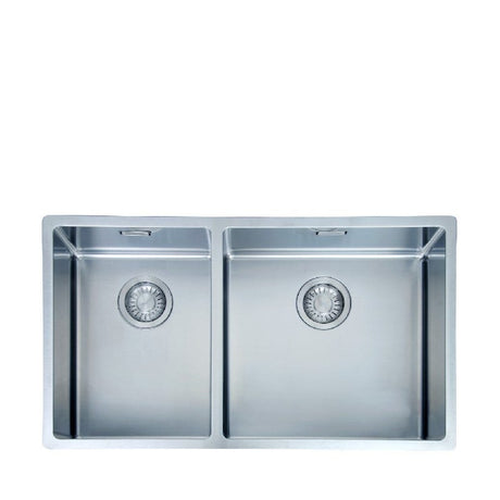 FRANKE BXX 220-74 SBL Box 不銹鋼 檯面/檯底 雙星盆 780x450x200mm 銀色-hong-kong