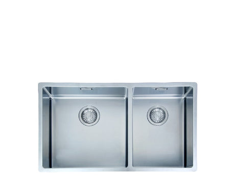 FRANKE BXX 220-74 SBR Box 不銹鋼 檯面/檯底 雙星盆 780x450x200mm 銀色-hong-kong