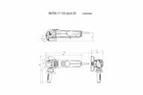 metabo 麥太保 WEPBA 17-125 Quick DS 110V 角磨機-hong-kong
