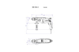 metabo 麥太保 SBE 850-2 Keyless 20mm 衝擊鑽 (自動索)-hong-kong