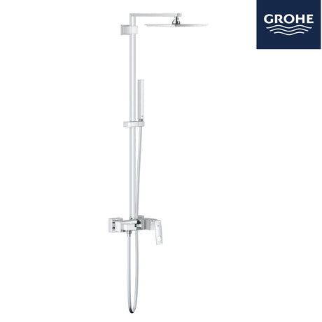 德國 GROHE Eurocube 23147 明牆方形雨淋式花灑組合連花灑龍頭 (德國製造)-hong-kong
