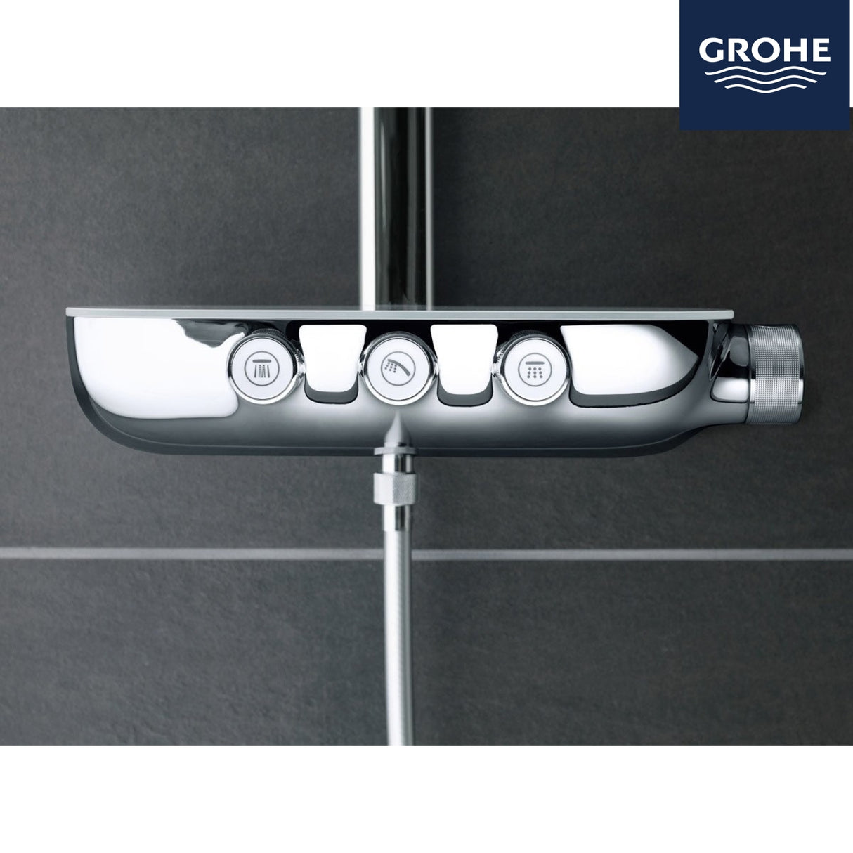 德國 Grohe 26250 Rainshower® SmartControl 360 DUO 恆溫花灑雨淋組合-hong-kong