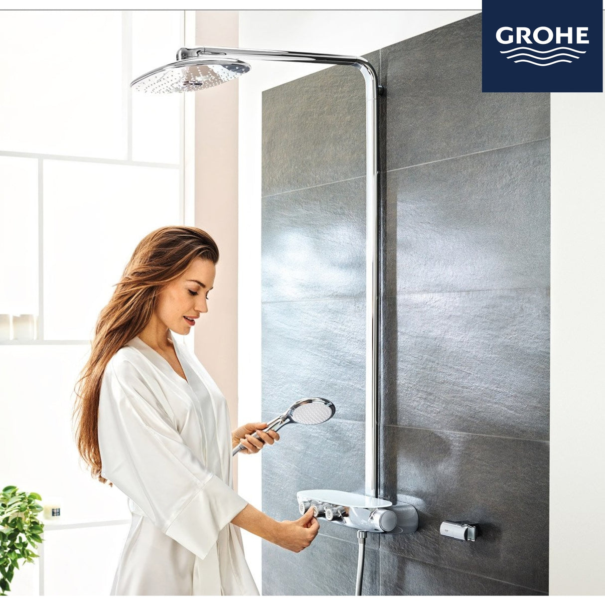 德國 Grohe 26250 Rainshower® SmartControl 360 DUO 恆溫花灑雨淋組合-hong-kong