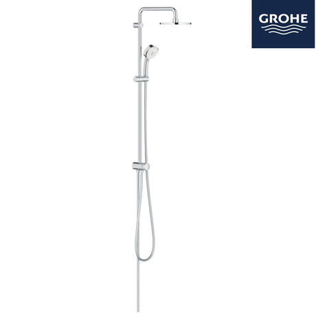 德國 GROHE New Tempesta Cosmopolitan 200 26453001 明牆圓形雨淋式花灑組合連分水掣-hong-kong