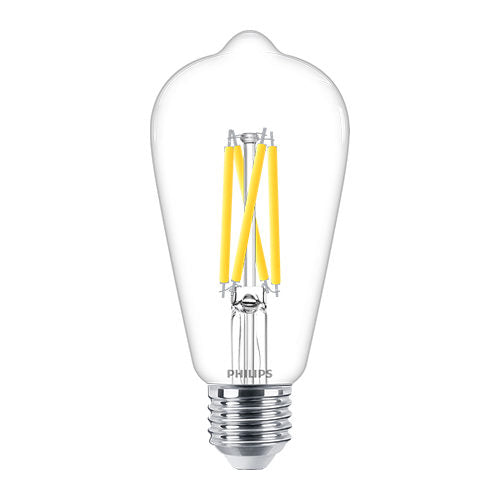 PHILIPS 飛利浦 Master Value LED燈膽(可調光暗) – 5.9W / E27 / 2200K-2700K / ST64-hong-kong