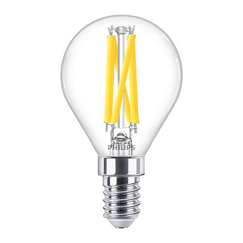 PHILIPS 飛利浦 Master Value LED 小球膽 (可調光暗) – 3.4W / E14 / 2200K-2700K / P45-hong-kong