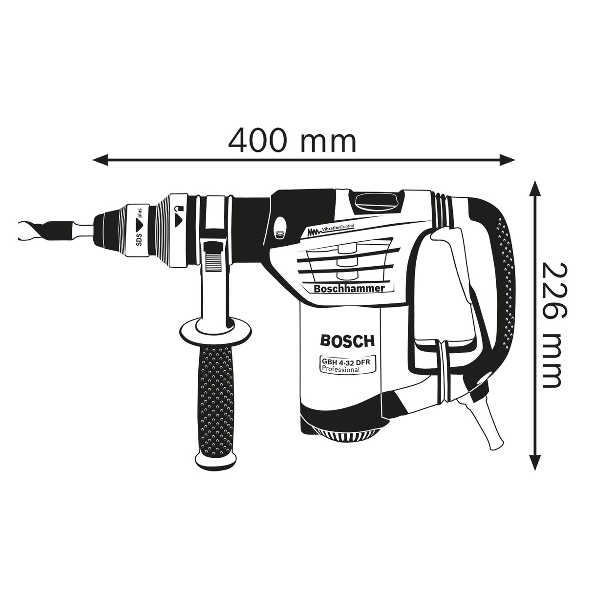 BOSCH GBH 4-32 DFR 四坑錘鑽-hong-kong