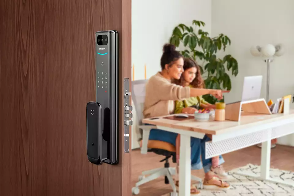 PHILIPS 飛利浦 EasyKey Alpha VP 電子鎖 (曜石黑)【香港行貨】-hong-kong