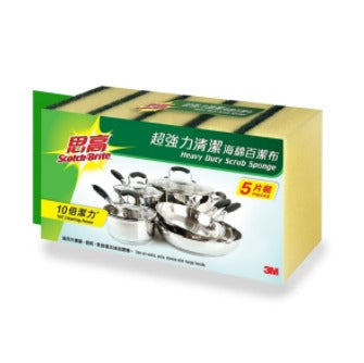 思高 – 海綿百潔布 – 超強力清潔 (5 片裝) 325HK-hong-kong