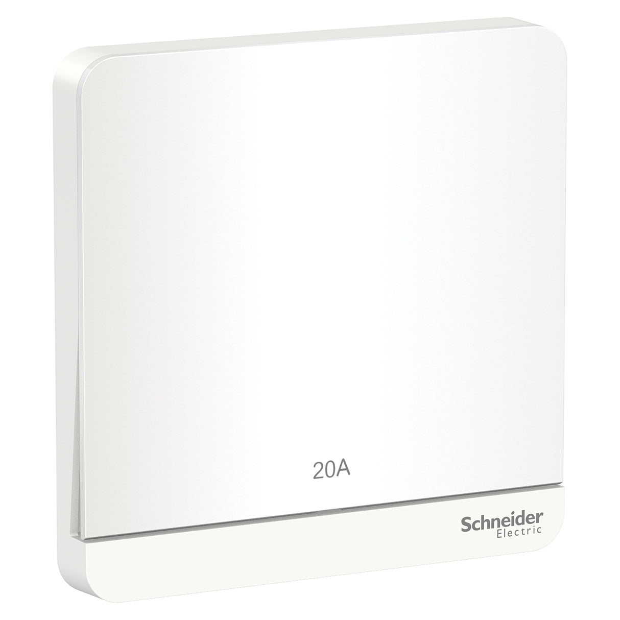 Schneider 施耐德 E8331D20N_WE_C5 20A 單位雙極開關掣連LED指示燈 (搪瓷白)-hong-kong