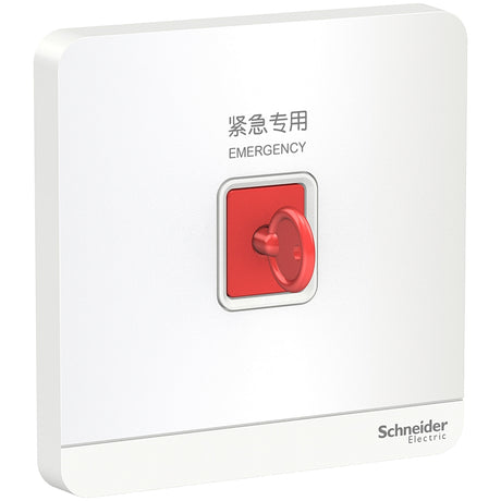 Schneider 施耐德 E8331KPB_WE_C5 緊急按鈕連鎖匙復位鍵 (搪瓷白)-hong-kong