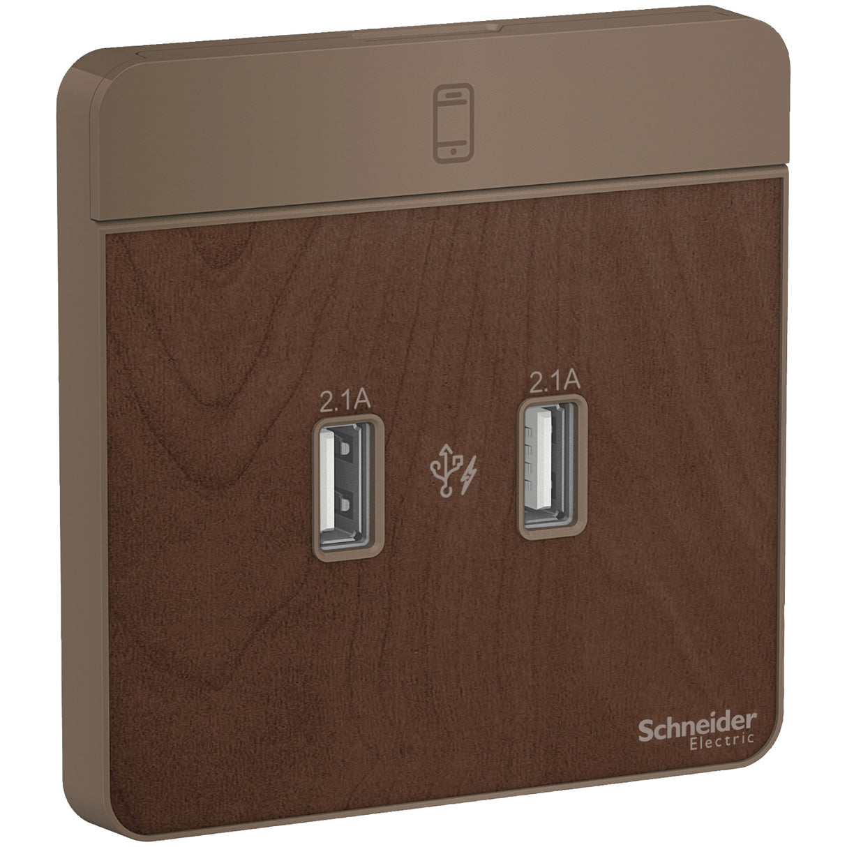 Schneider 施耐德 E8332USB_WD_C5 兩位2.1A USB充電插座-hong-kong