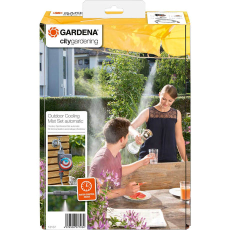 德國 GARDENA 13137-20 city gardening Outdoor Cooling Mist Set automatic 室外自動冷卻霧套裝-hong-kong