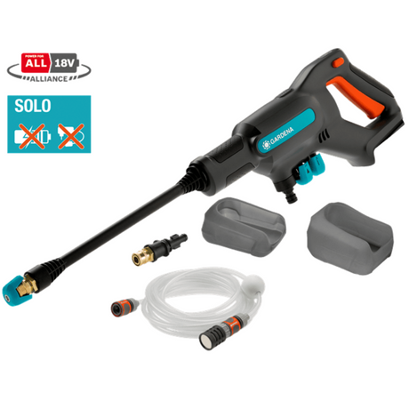 德國 GARDENA 14800-55 AquaClean 24/18V P4A solo 高壓水槍 (淨機)-hong-kong