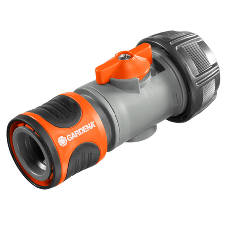德國 GARDENA 2943-20 Hose Connector with Control Valve 軟管接駁器 (連控制閥)-hong-kong