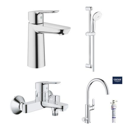 德國 GROHE BAUEDGE 超值浴室龍頭套裝 A10-hong-kong
