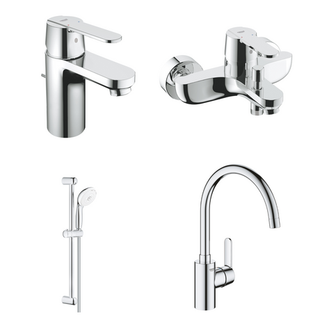 德國 GROHE GET 超值浴室龍頭套裝 B5-hong-kong
