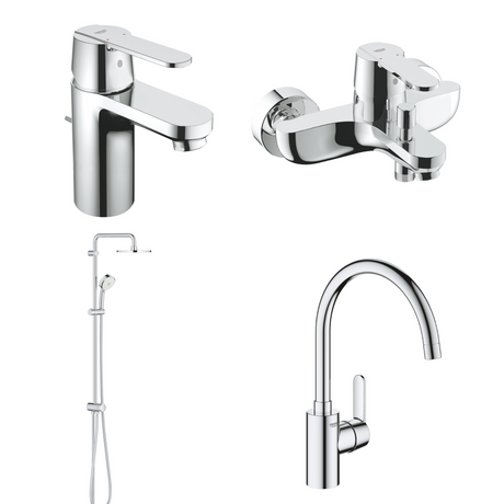 德國 GROHE GET 超值浴室龍頭套裝 B7-hong-kong