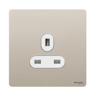 Schneider 施耐德 – 13A 單位連保護門插座 GU3450WPN / GU3450WPW / GU3450WSS / GU3450BSS / GU3450BBN-hong-kong