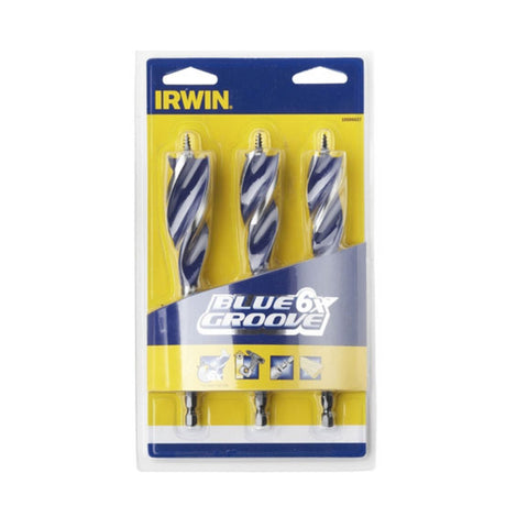 IRWIN Blue Groove 6X 木工鑽咀 3件套裝-hong-kong
