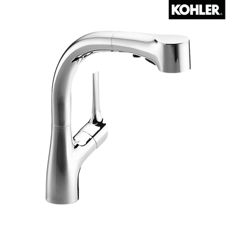 KOHLER K-13963T-C4-CP ELATE 外抽拉式廚房龍頭-hong-kong