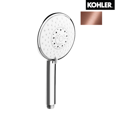 KOHLER K-15344T-RGD RAIN DUET 120 毫米多功能手持花灑 (玫瑰金色)-hong-kong