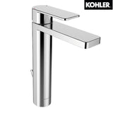 KOHLER K-23478T-4-CP PARALLEL 高身單把手面盆龍頭 (拋光鍍鉻)-hong-kong