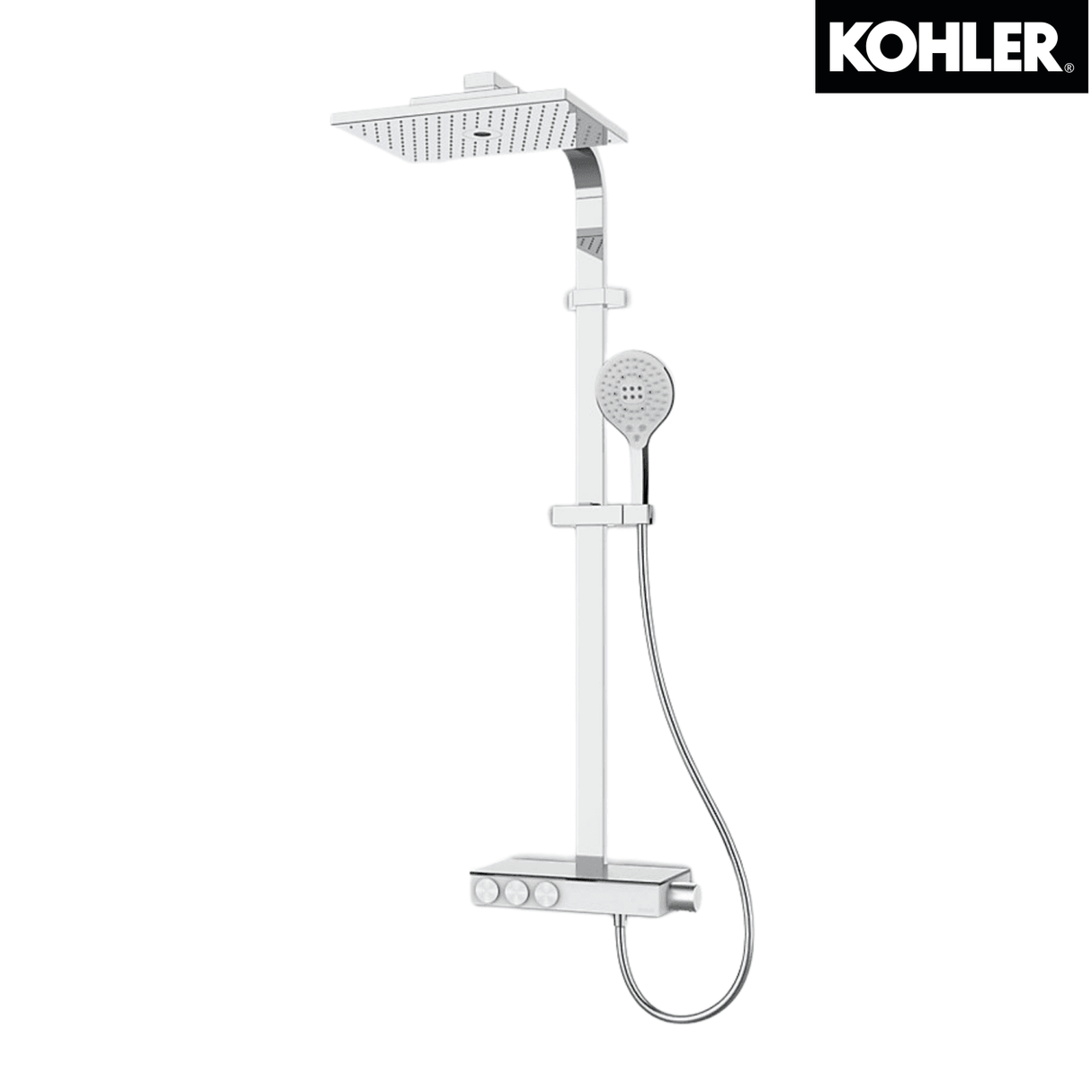 KOHLER K-23751T-9-CP URBANITY+ 恆溫三路 出水淋浴柱-hong-kong