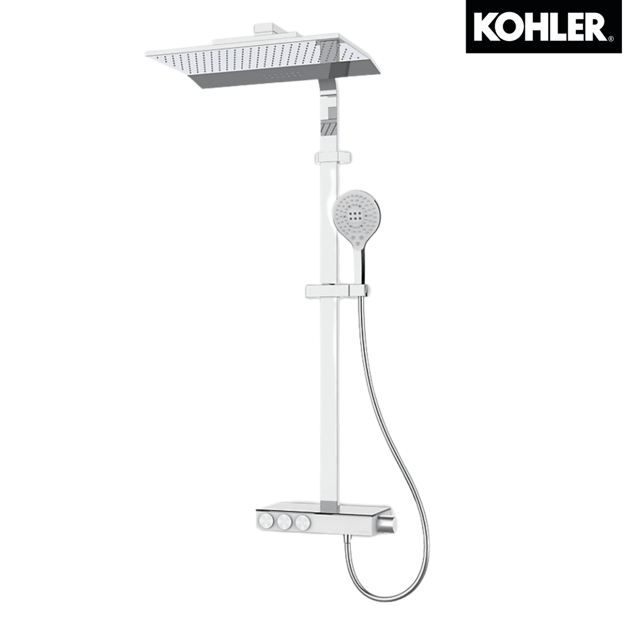 KOHLER K-23752T-9-CP URBANITY+ 恆溫三路 出水淋浴柱-hong-kong