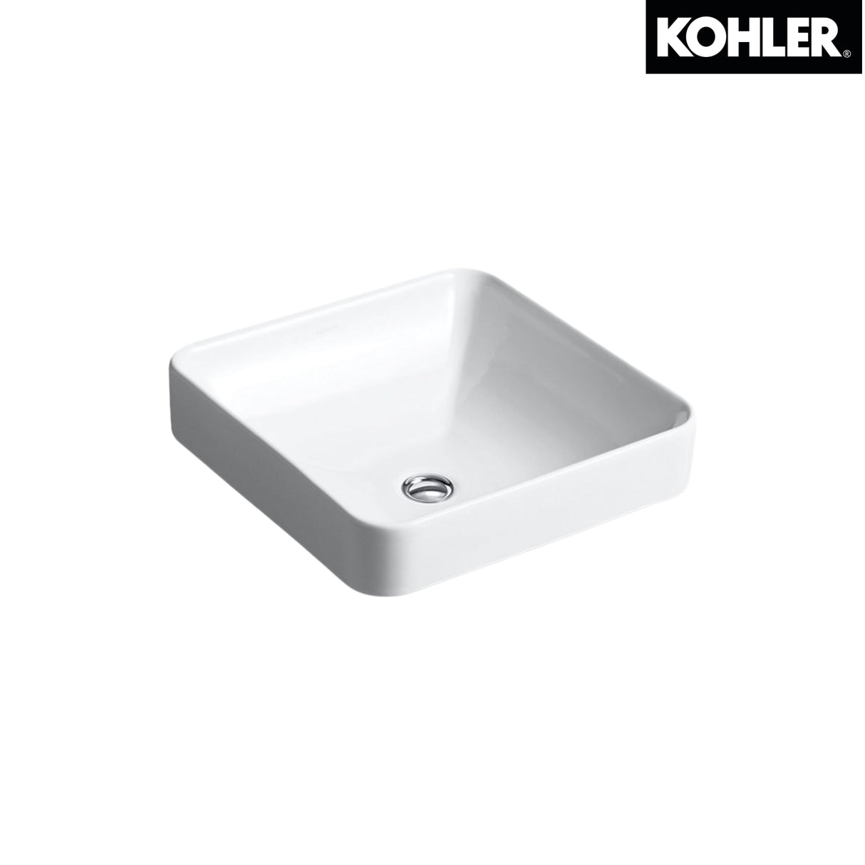 KOHLER K-2661X-0 FOREFRONT 方形檯上式面盆-hong-kong