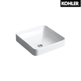 KOHLER K-2661X-0 FOREFRONT 方形檯上式面盆-hong-kong