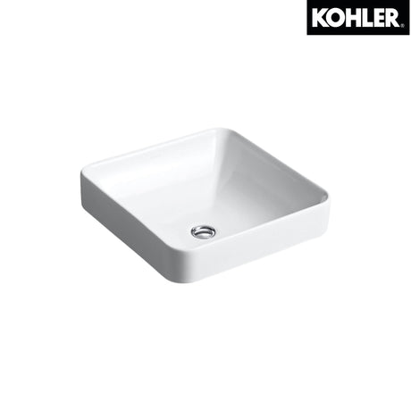 KOHLER K-2661X-0 FOREFRONT 方形檯上式面盆-hong-kong
