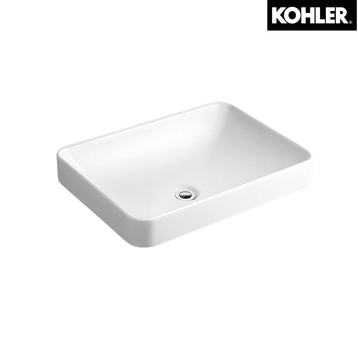 KOHLER K-5373T-0 FOREFRONT 23"長方形檯上式面盆-hong-kong