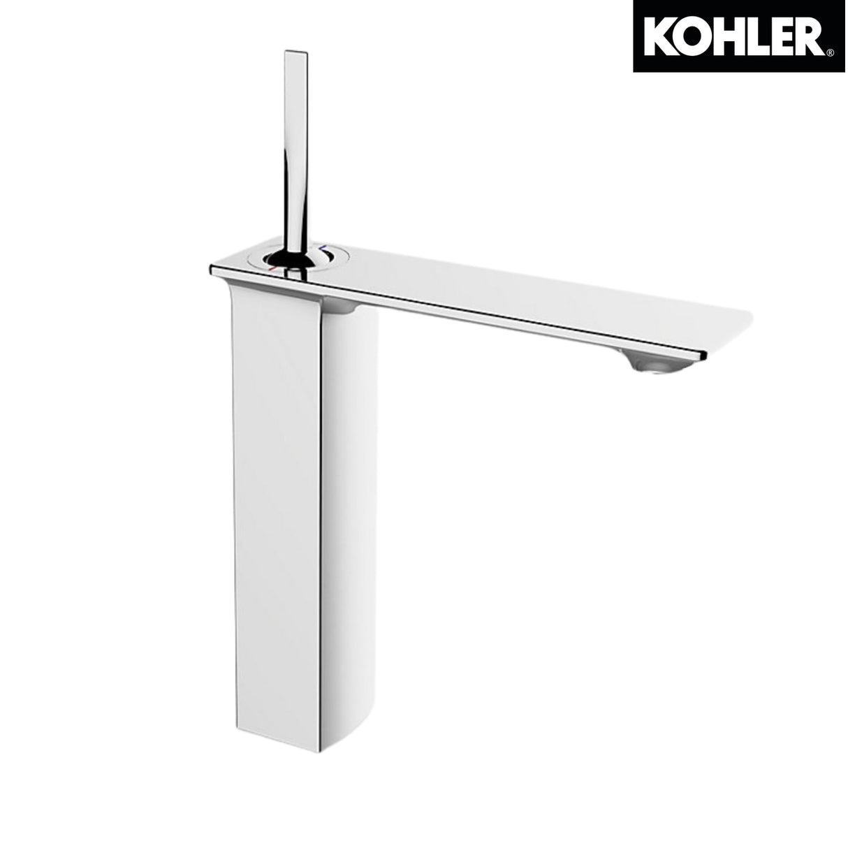 Kohler K-72843K-4-CP STANCE 高身面盆龍頭-hong-kong