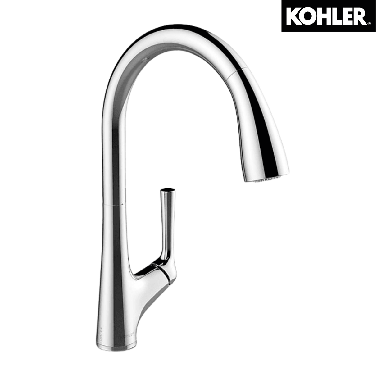 Kohler K-77748T-4-CP MALLECO 下拉式廚房感應龍頭-hong-kong