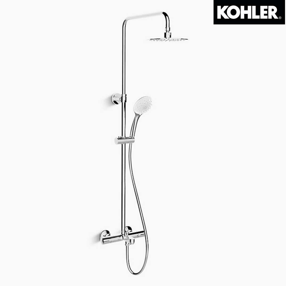 KOHLER K-99741K-C9-CP JULY 恒溫三出水淋浴柱-hong-kong