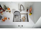 KOHLER K-23650T-C-NA PROLIFIC® 23” 下崁式廚房鋅盆 ( 包括砧板、浸泡籃、瀝水籃及瀝水板)-hong-kong