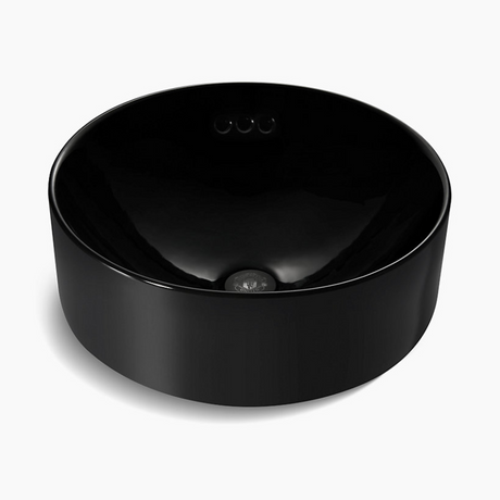 KOHLER K-14800T-7 CHALICE 圓形檯上式面盆 (黑色)-hong-kong