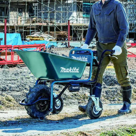 Makita DCU180Z 充電式搬運車(無碳刷馬達)(鋰18V)(淨機) **搬運貨架/泥斗需另購買**-hong-kong